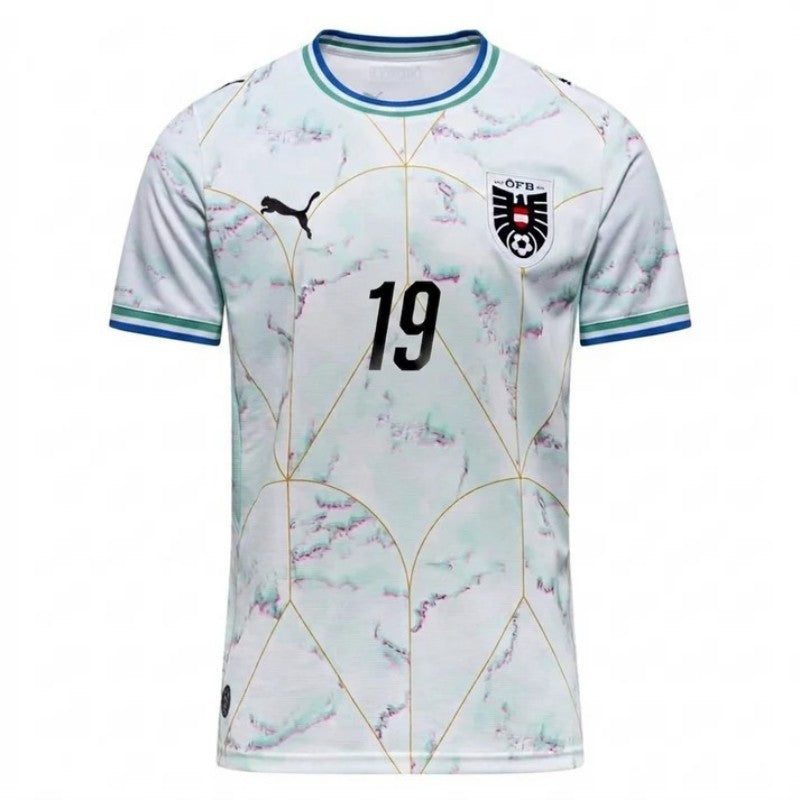 Austria Christoph Baumgartner 19 2026 Away Jersey