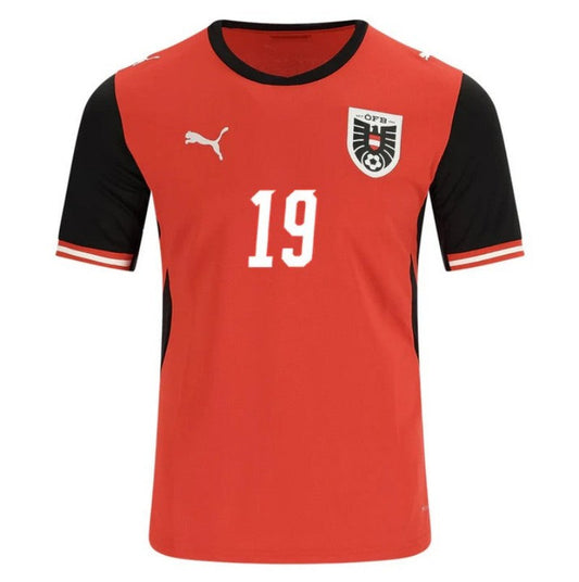 Austria Christoph Baumgartner 19 2026 Home Jersey