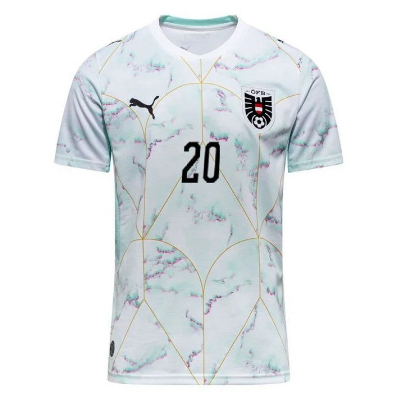 Austria Konrad Laimer 20 2026 Away Jersey