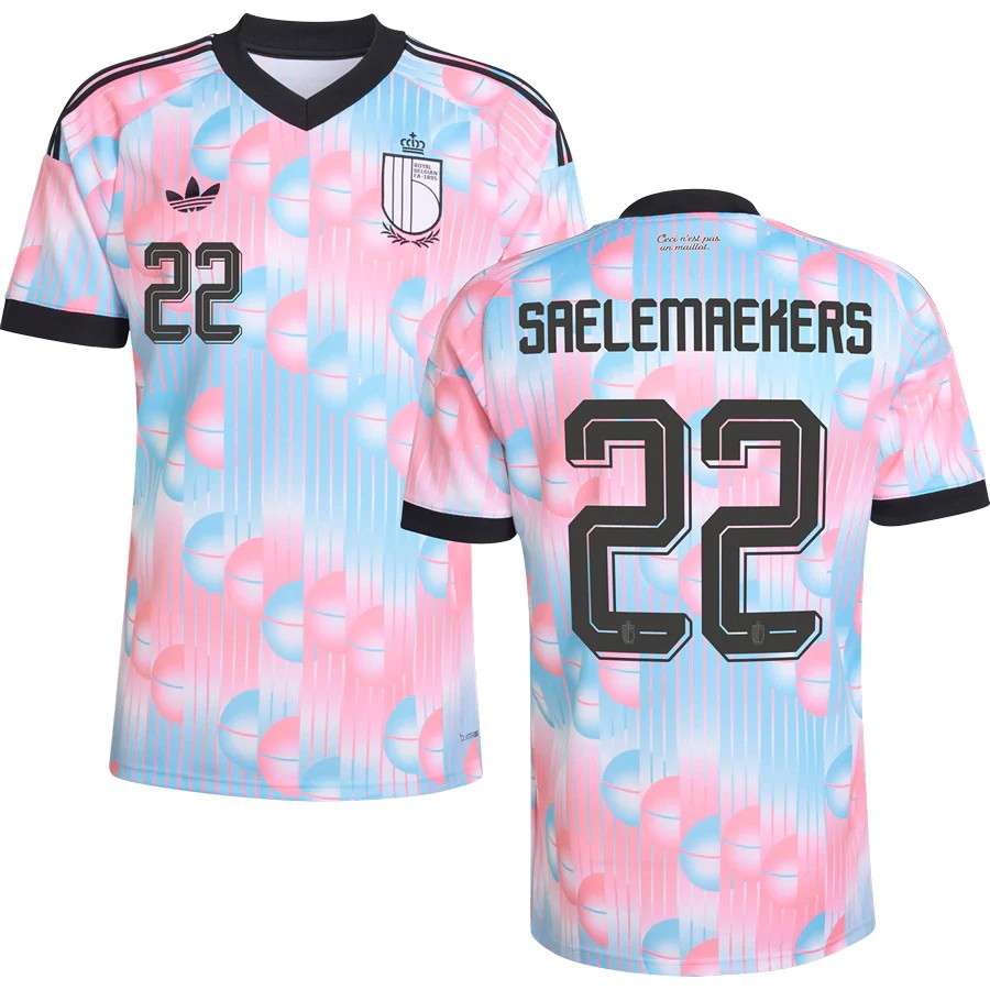 Belgium Alexis Saelemaekers 22 2026 Away Jersey