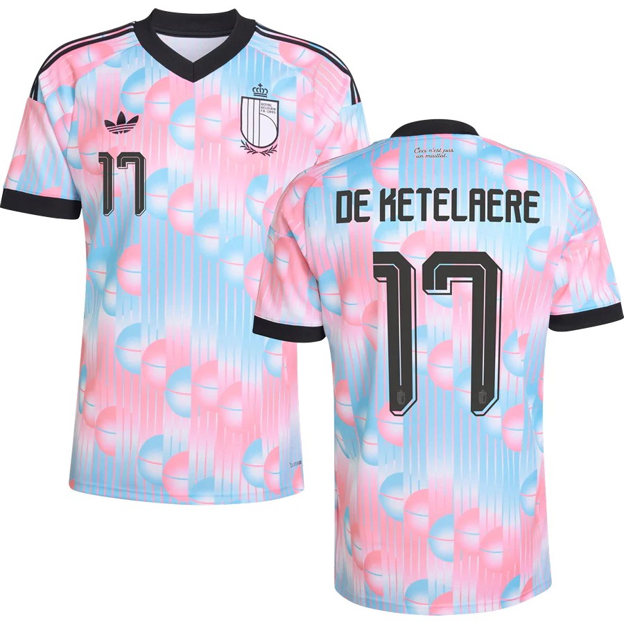 Belgium Charles De Ketelaere 17 2026 Away Jersey