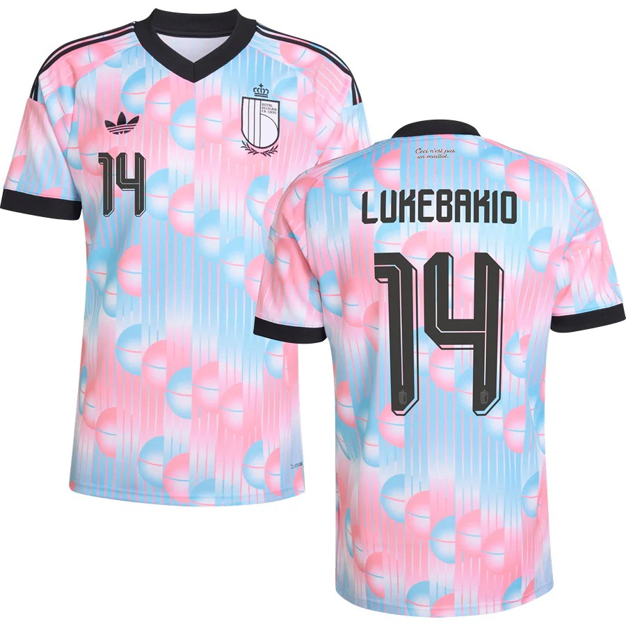 Belgium Dodi Lukébakio 14 2026 Away Jersey
