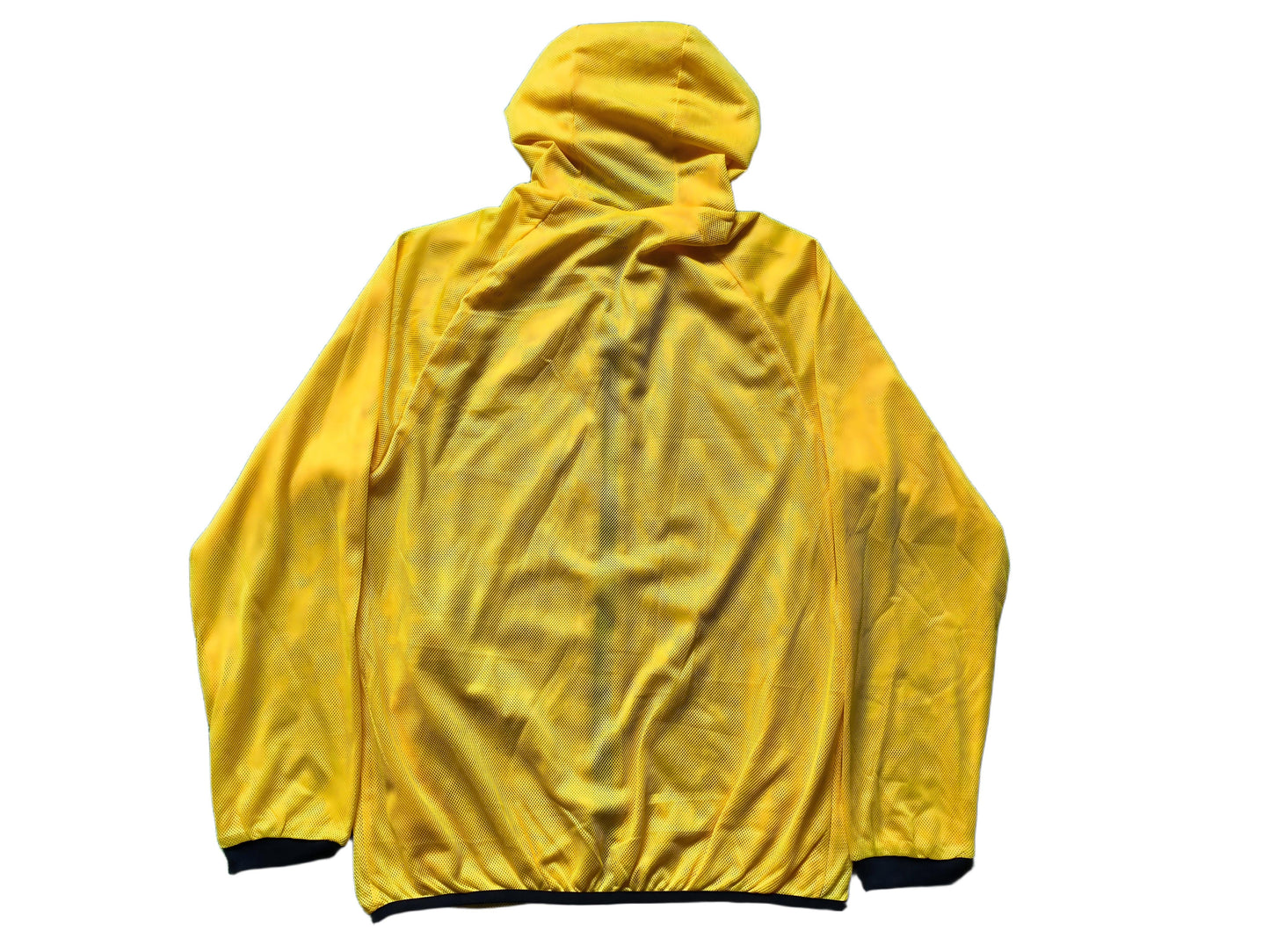Brazil 2026 Mesh Full-Zip Hooded Jacket Gold