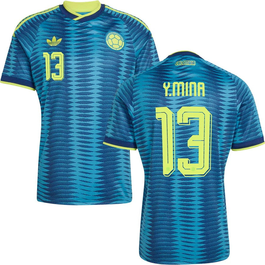 Colombia Yerry Mina 13 2026 Away Jersey