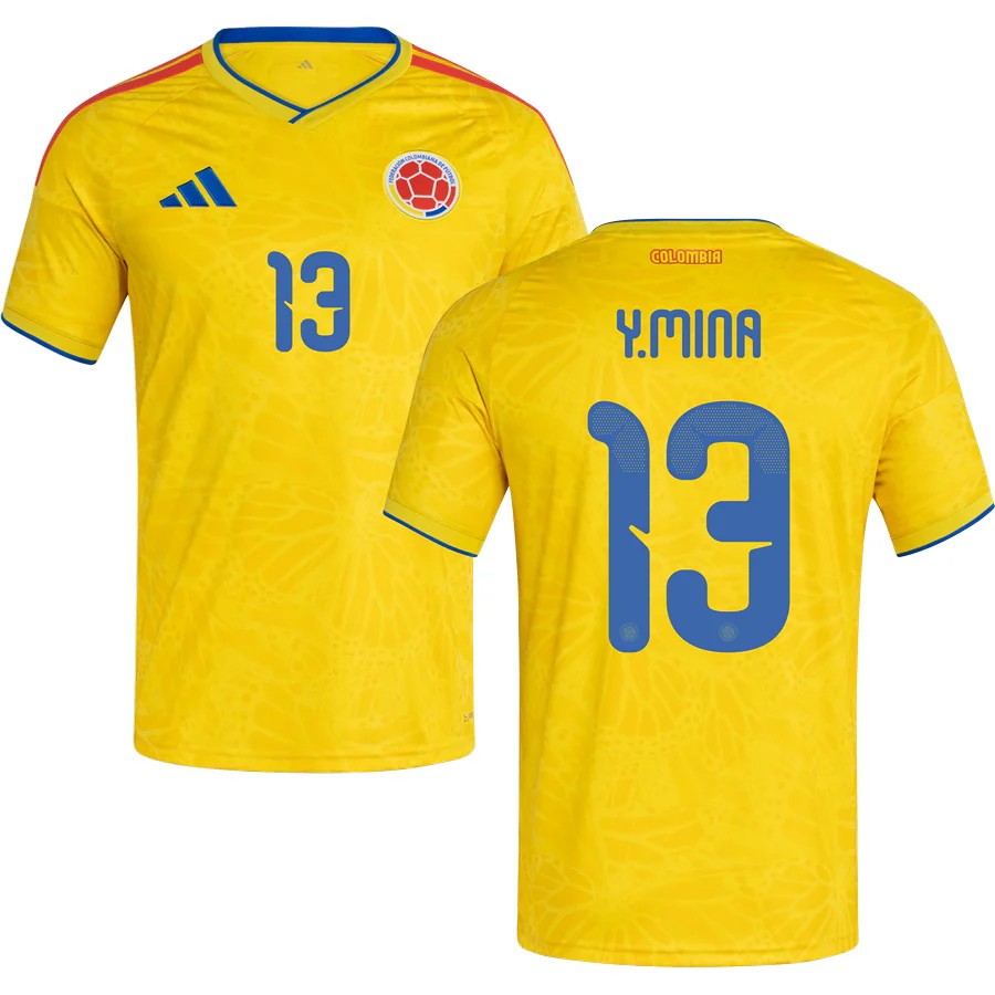 Colombia Yerry Mina 13 2026 Home Jersey