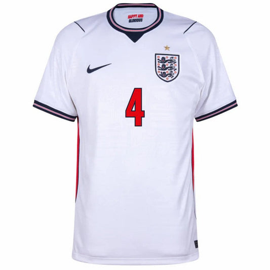 England Declan Rice 4 2026 Home Jersey