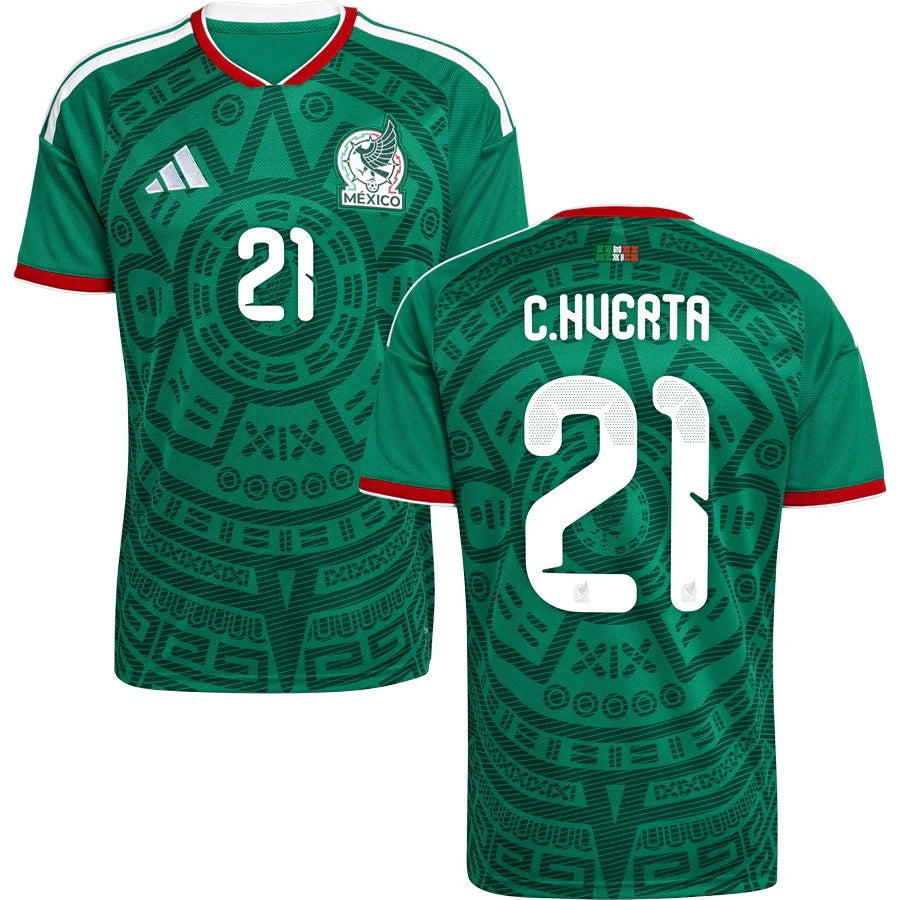 Mexico César Huerta 21 2026 Home Jersey