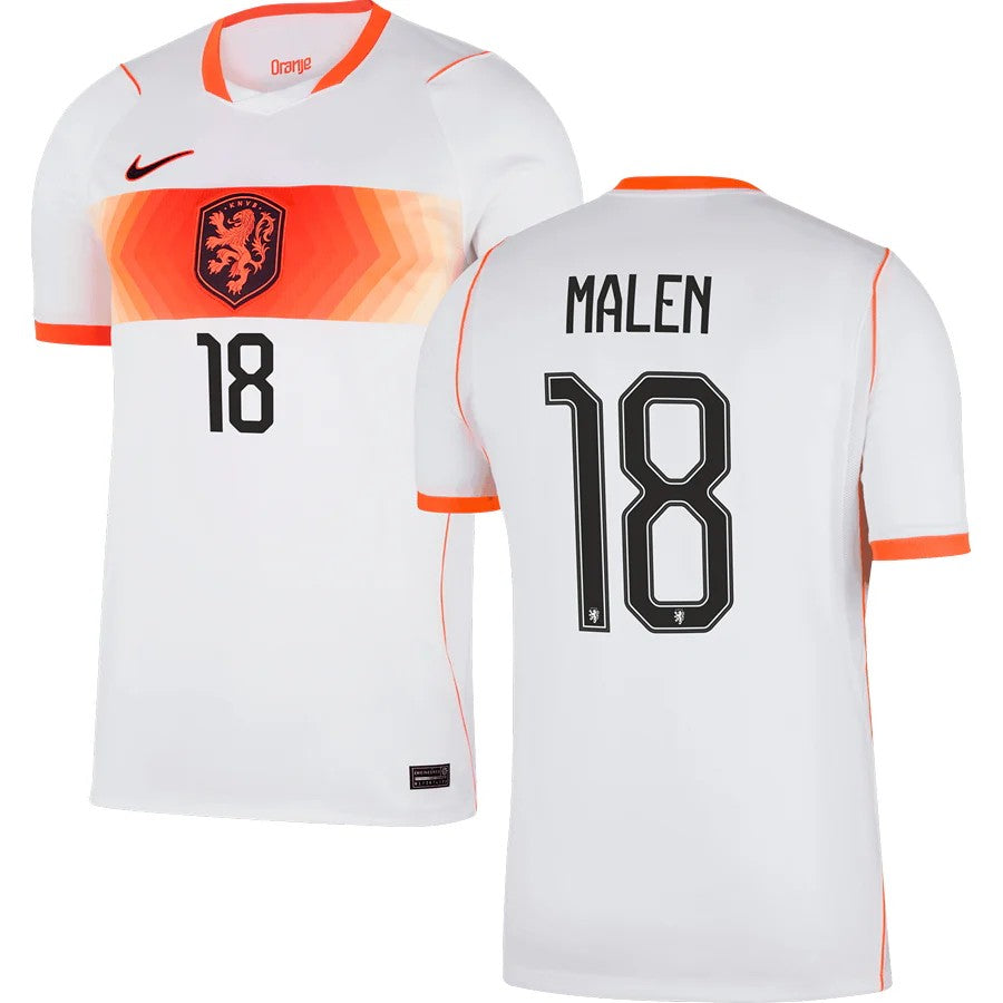 Netherlands Donyell Malen 18 2026 Away Jersey