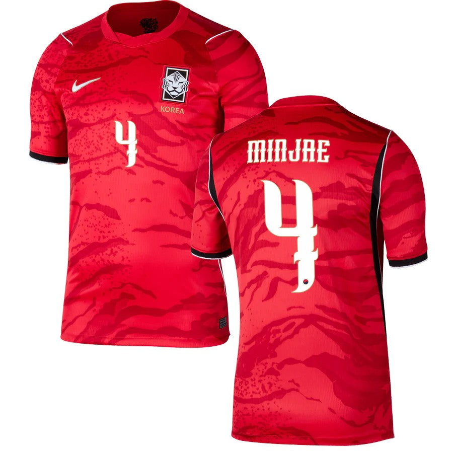 South Korea Kim Min-Jae 4 2026 Home Jersey