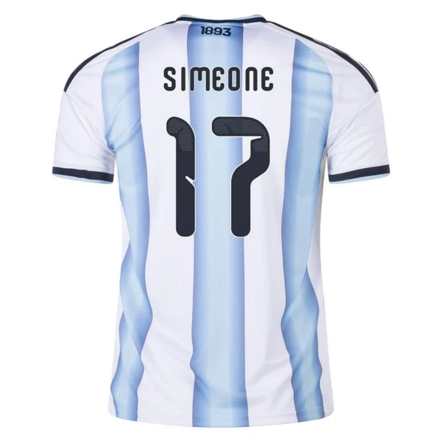 Argentina Giuliano Simeone 17 2026 Home Jersey