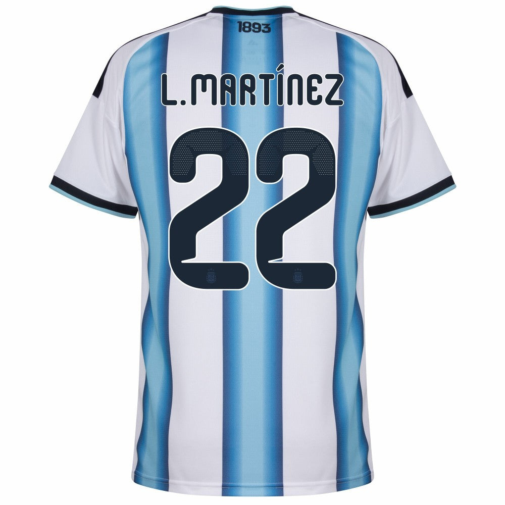 Argentina Lautaro Martínez 22 2026 Home Jersey
