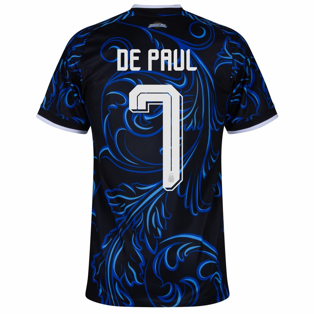 Argentina Rodrigo De Paul 7 2026 Away Jersey