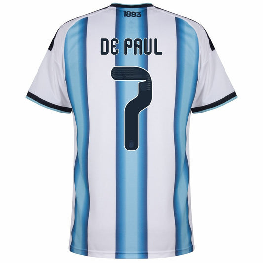 Argentina Rodrigo De Paul 7 2026 Home Jersey