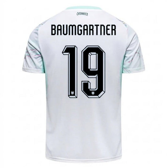 Austria Christoph Baumgartner 19 2026 Away Jersey