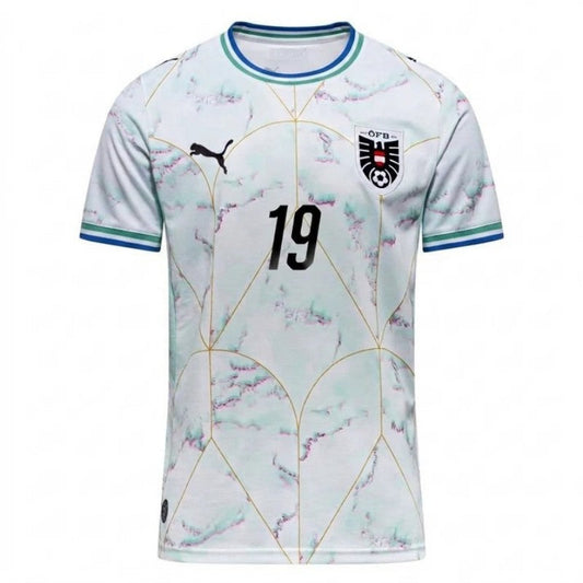 Austria Christoph Baumgartner 19 2026 Away Jersey