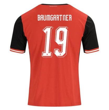 Austria Christoph Baumgartner 19 2026 Home Jersey
