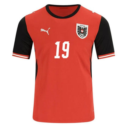 Austria Christoph Baumgartner 19 2026 Home Jersey
