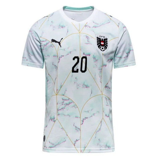 Austria Konrad Laimer 20 2026 Away Jersey