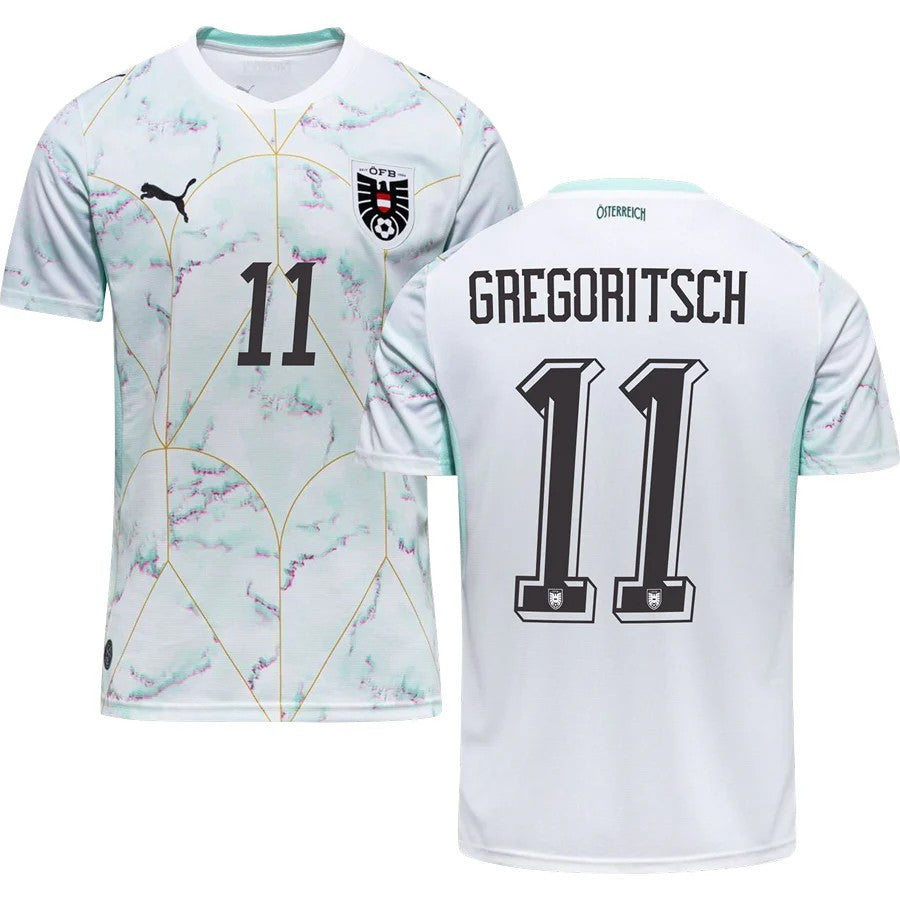 Austria Michael Gregoritsch 11 2026 Away Jersey