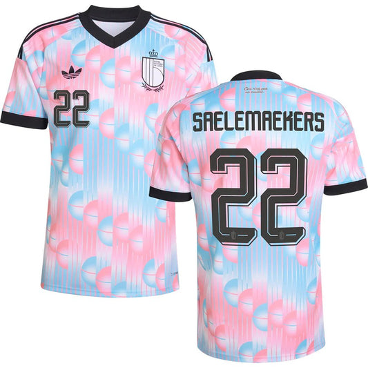 Belgium Alexis Saelemaekers 22 2026 Away Jersey