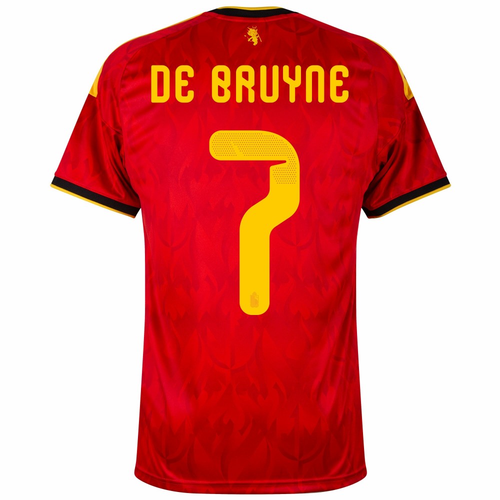 Belgium Kevin De Bruyne 7 2026 Home Jersey
