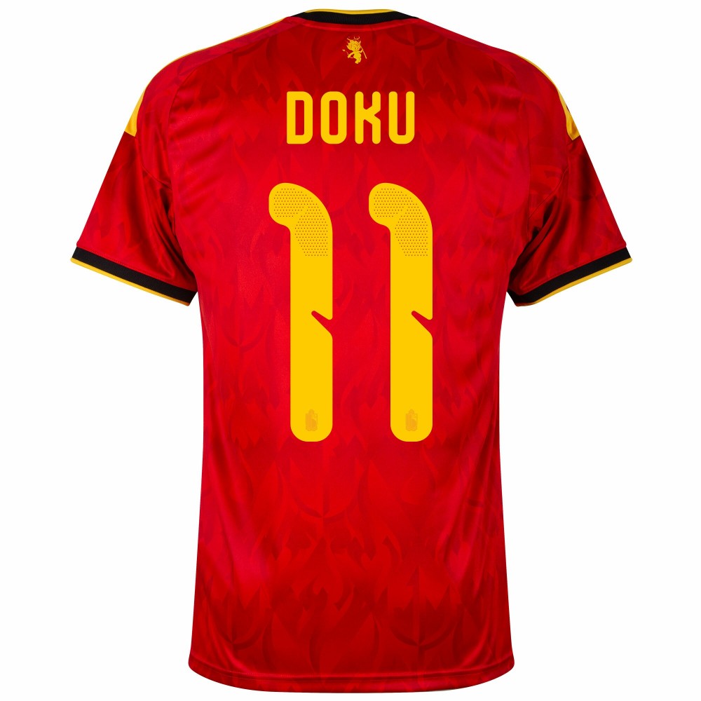 Belgium Jérémy Doku 11 2026 Home Jersey