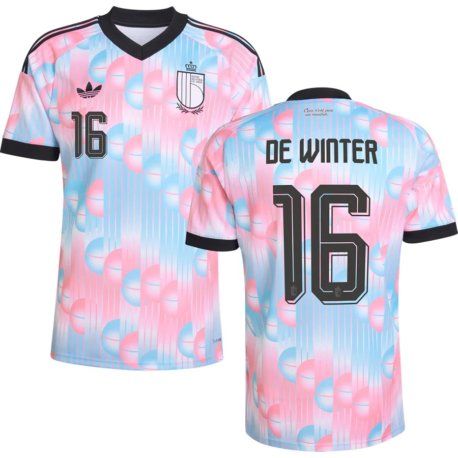 Belgium Koni De Winter 16 2026 Away Jersey