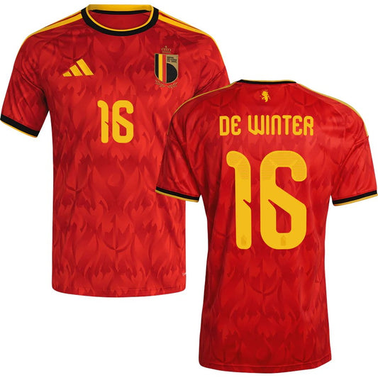Belgium Koni De Winter 16 2026 Home Jersey