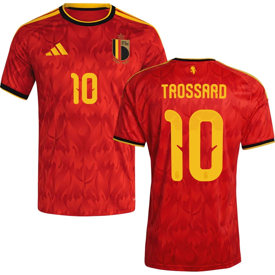 Belgium Leandro Trossard 10 2026 Home Jersey