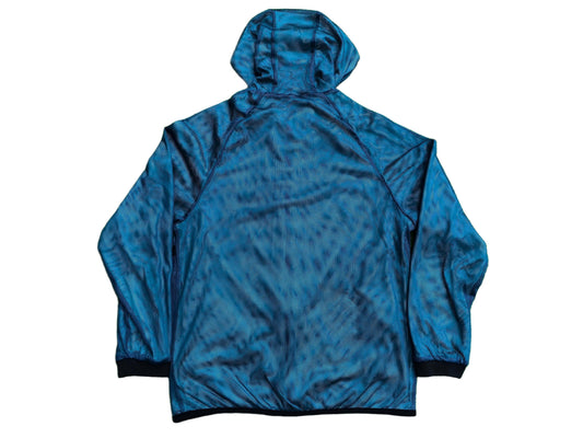 Brazil 2026 Mesh Full-Zip Hooded Jacket Blue
