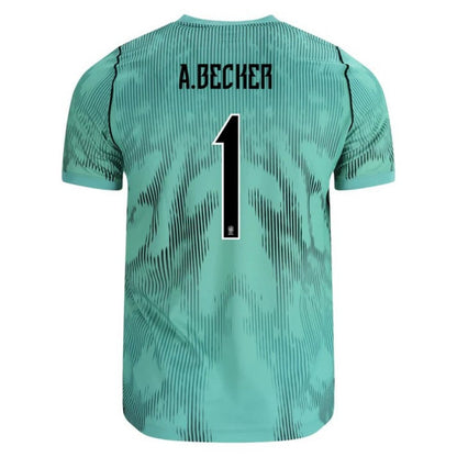 Brazil Alisson Becker 1 Away Goalkeeper Jersey