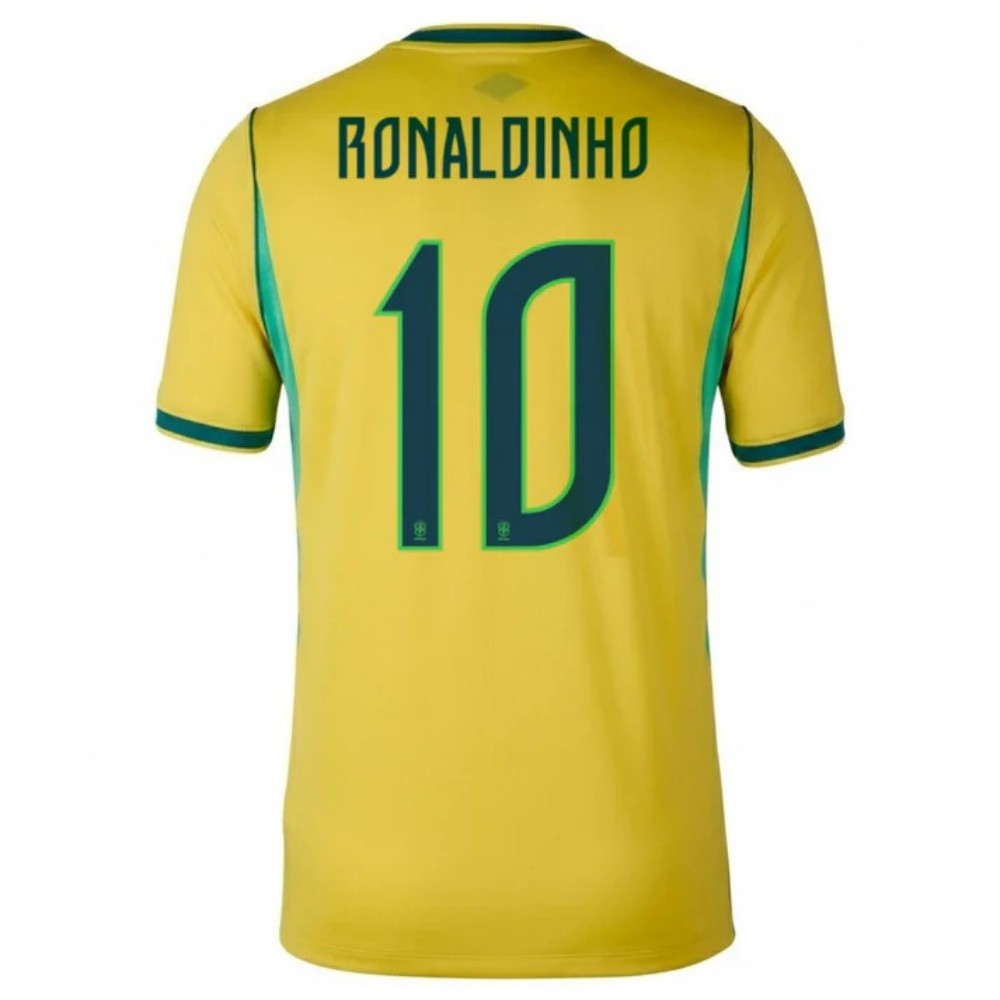 Brazil Ronaldinho 10 2026 Home Jersey