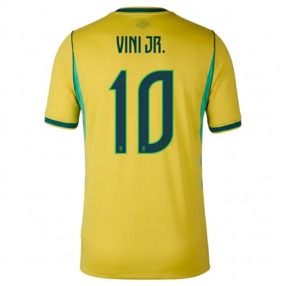 Brazil Vini Jr. 10 2026 Home Jersey