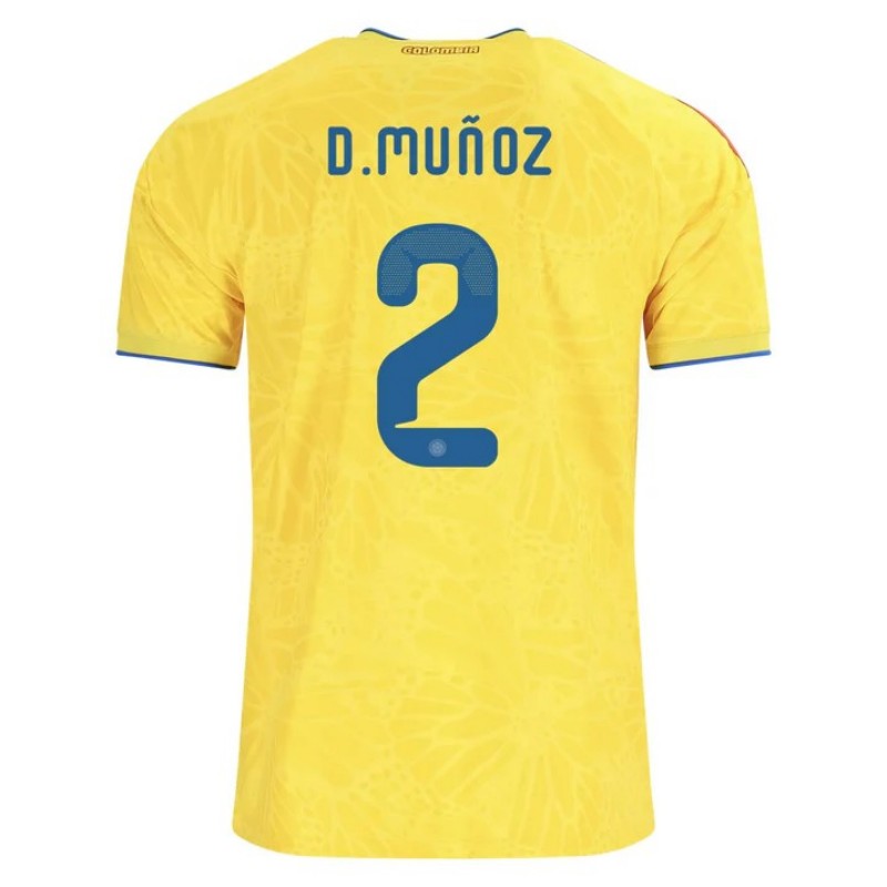 Colombia Daniel Muñoz 2 2026 Home Jersey
