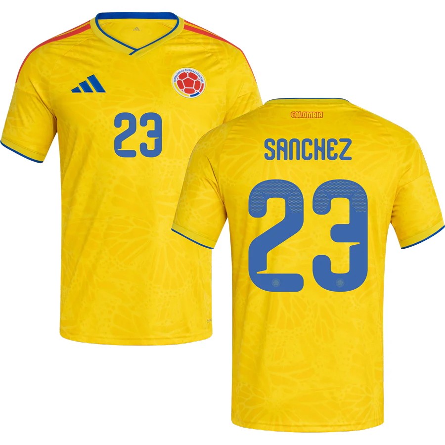 Colombia Davinson Sánchez 23 2026 Home Jersey