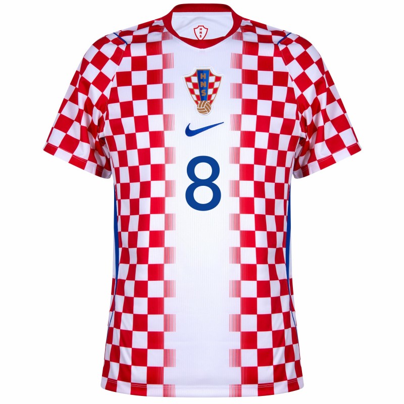 Croatia Mateo Kovacic 8 2026 Home Jersey