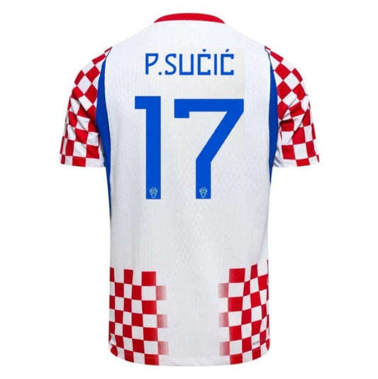 Croatia Petar Sucic 17 2026 Home Jersey