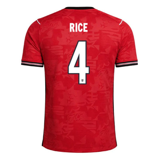 England Declan Rice 4 2026 Away Jersey