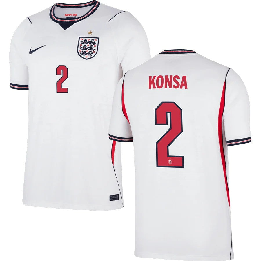 England Ezri Konsa 2 2026 Home Jersey