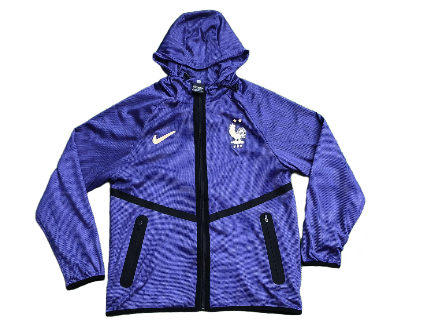 France 2026 Mesh Full-Zip Hooded Jacket Purple