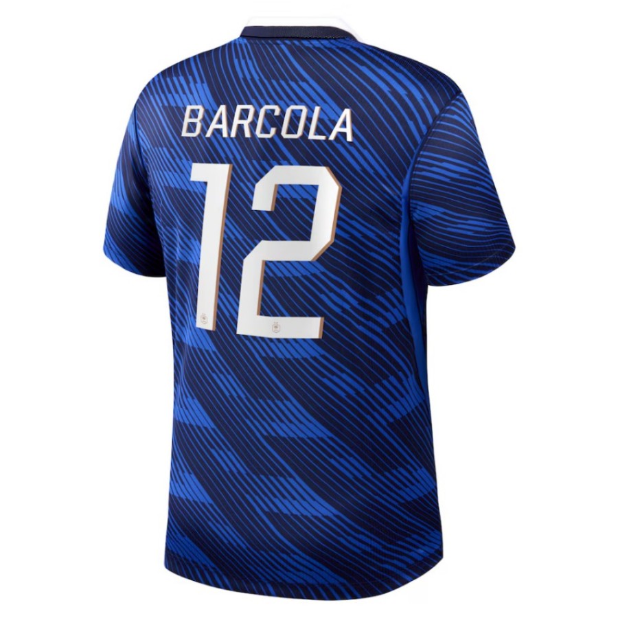 France Bradley Barcola 12 2026 Home Jersey