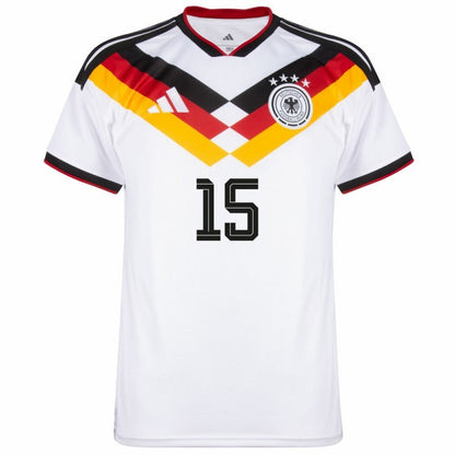 Germany Nico Schlotterbeck 15 2026 Home Jersey