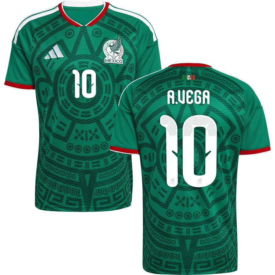 Mexico Alexis Vega 10 2026 Home Jersey