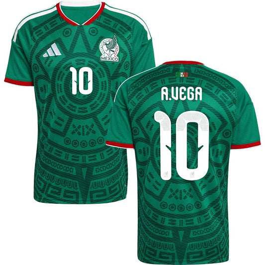 Mexico Alexis Vega 10 2026 Home Jersey