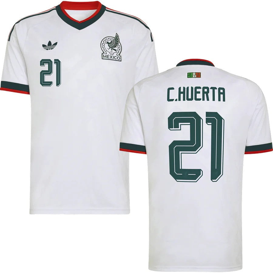 Mexico César Huerta 21 2026 Away Jersey
