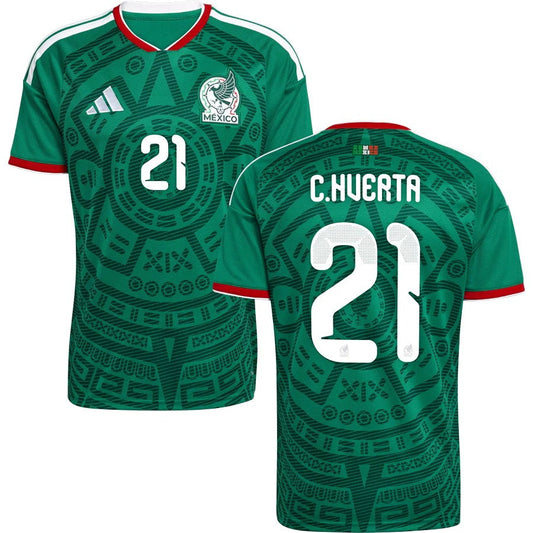 Mexico César Huerta 21 2026 Home Jersey