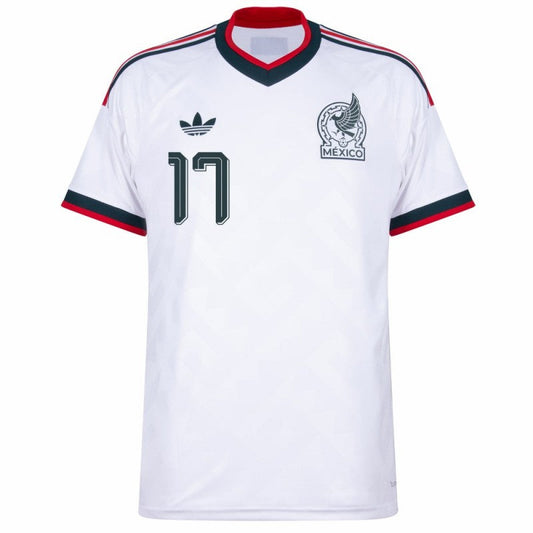 Mexico Orbelín Pineda 17 2026 Away Jersey