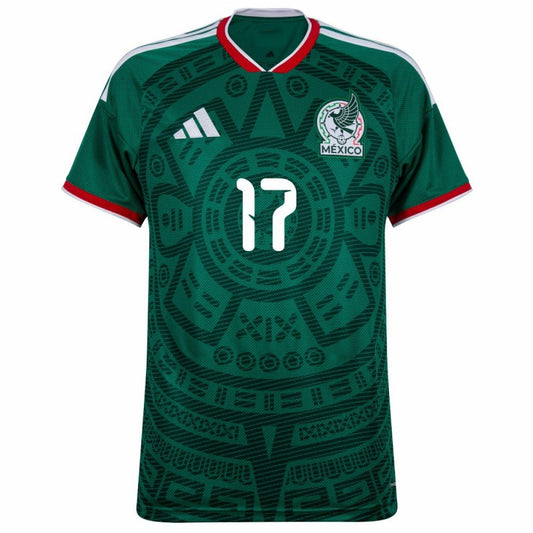 Mexico Orbelín Pineda 17 2026 Home Jersey
