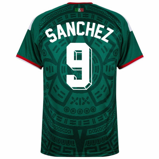 Mexico Sanchez 9 2026 Home Jersey