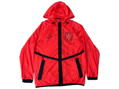Netherlands 2026 Mesh Full-Zip Hooded Jacket Orange